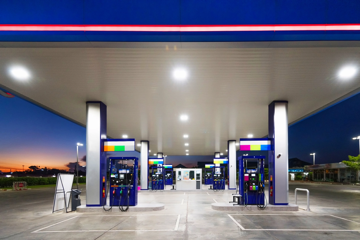 gas station canopy surveillance cameras