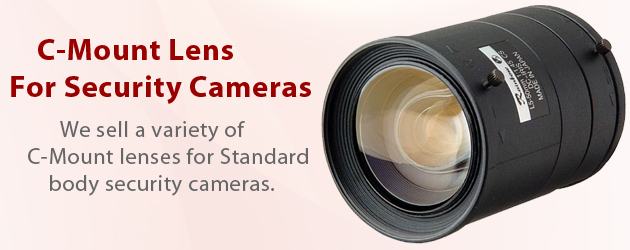 C-Mount Lenses For Standard Body Cameras