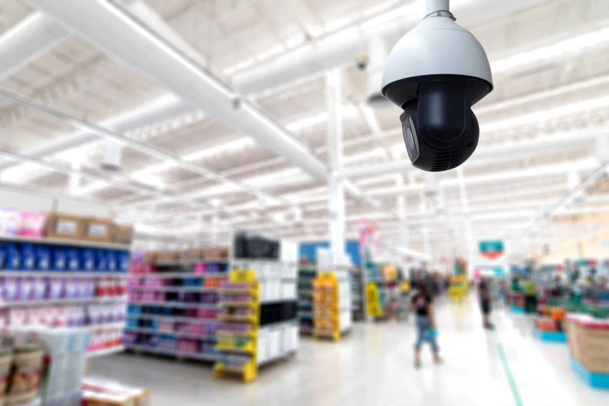Retail sales floor monitored for customer activity