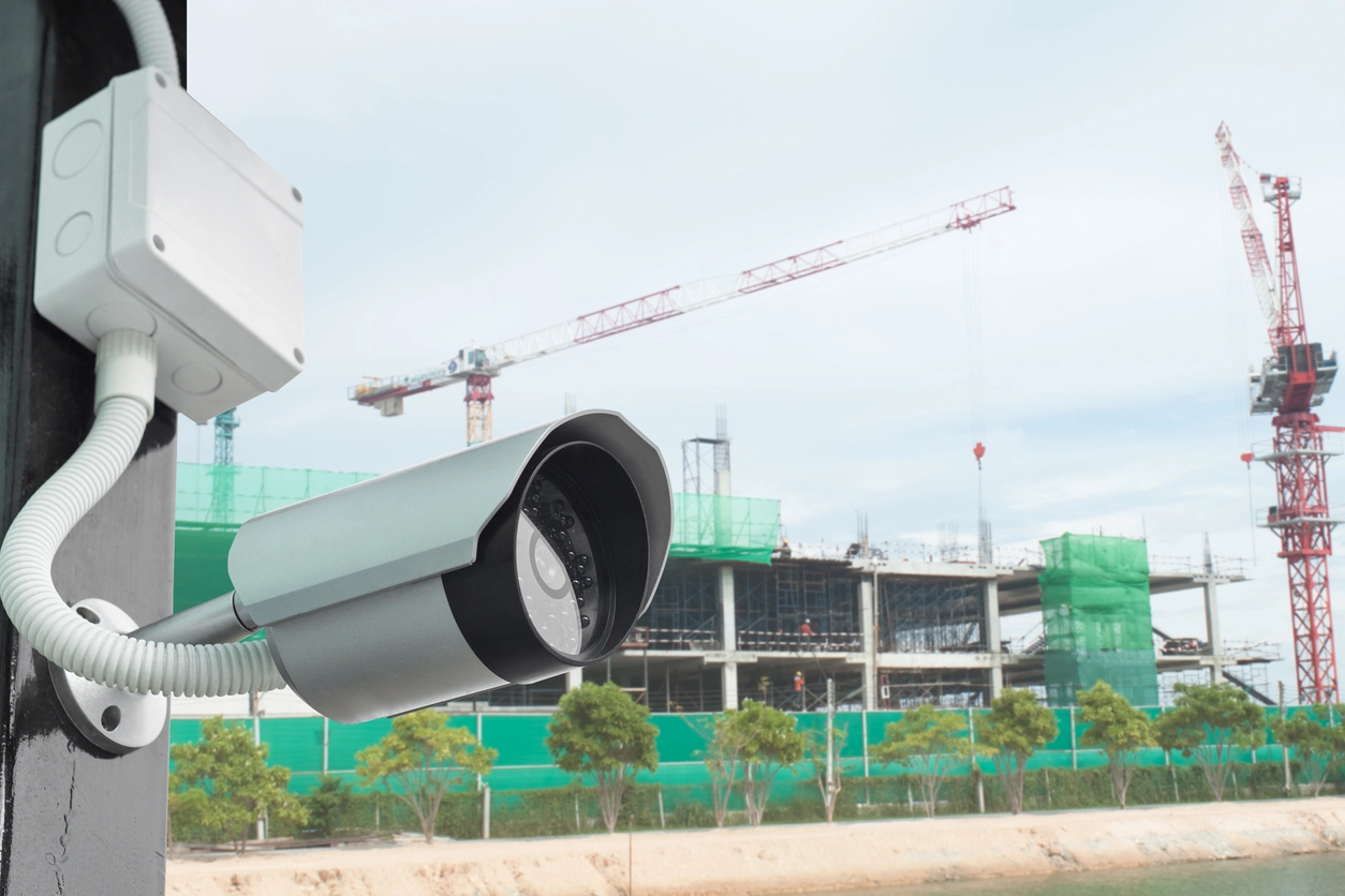 construction site cameras used for virtual guarding