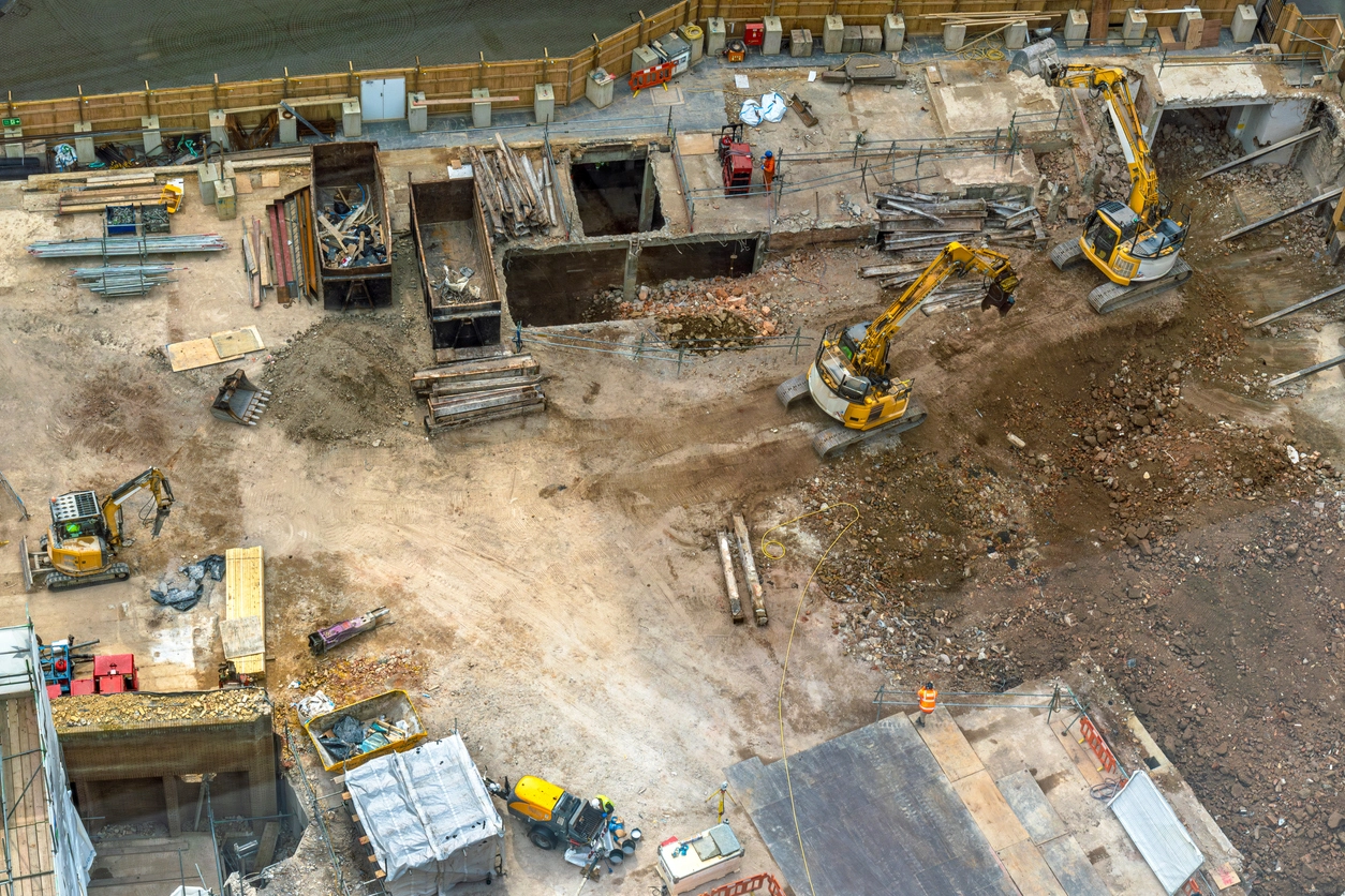construction site security camera surveillance for temporary jobsite monitoring