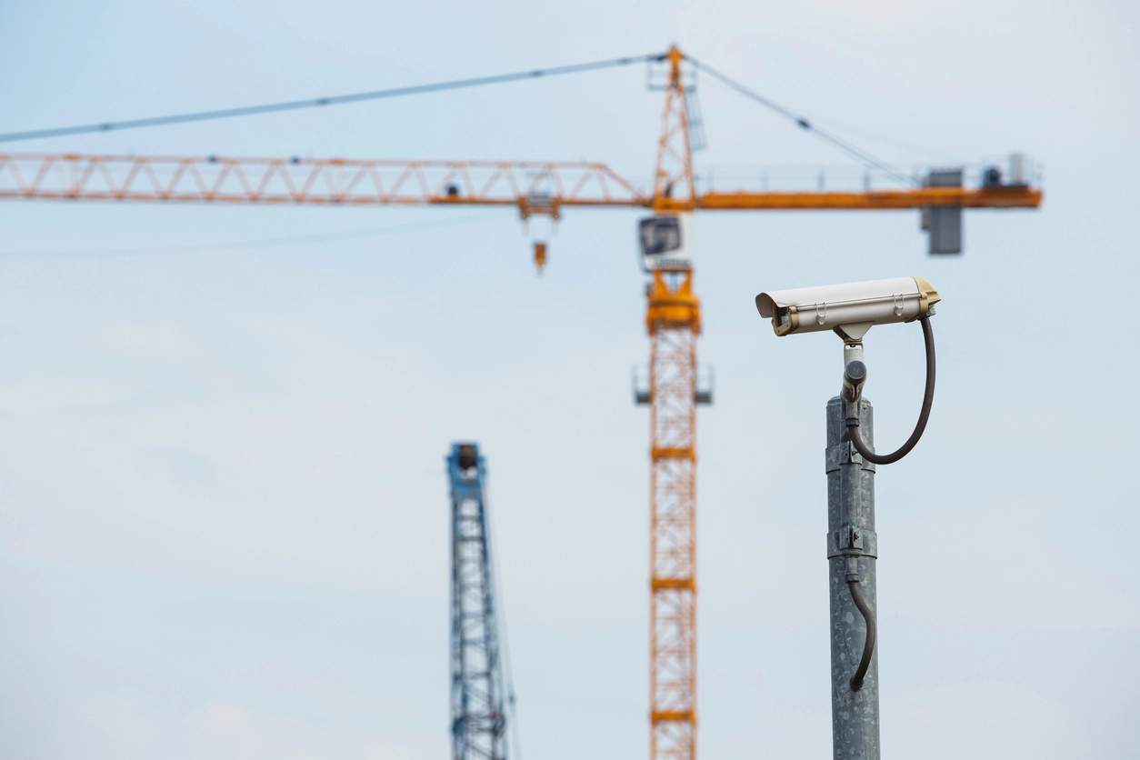 wireless construction site surveillance networking