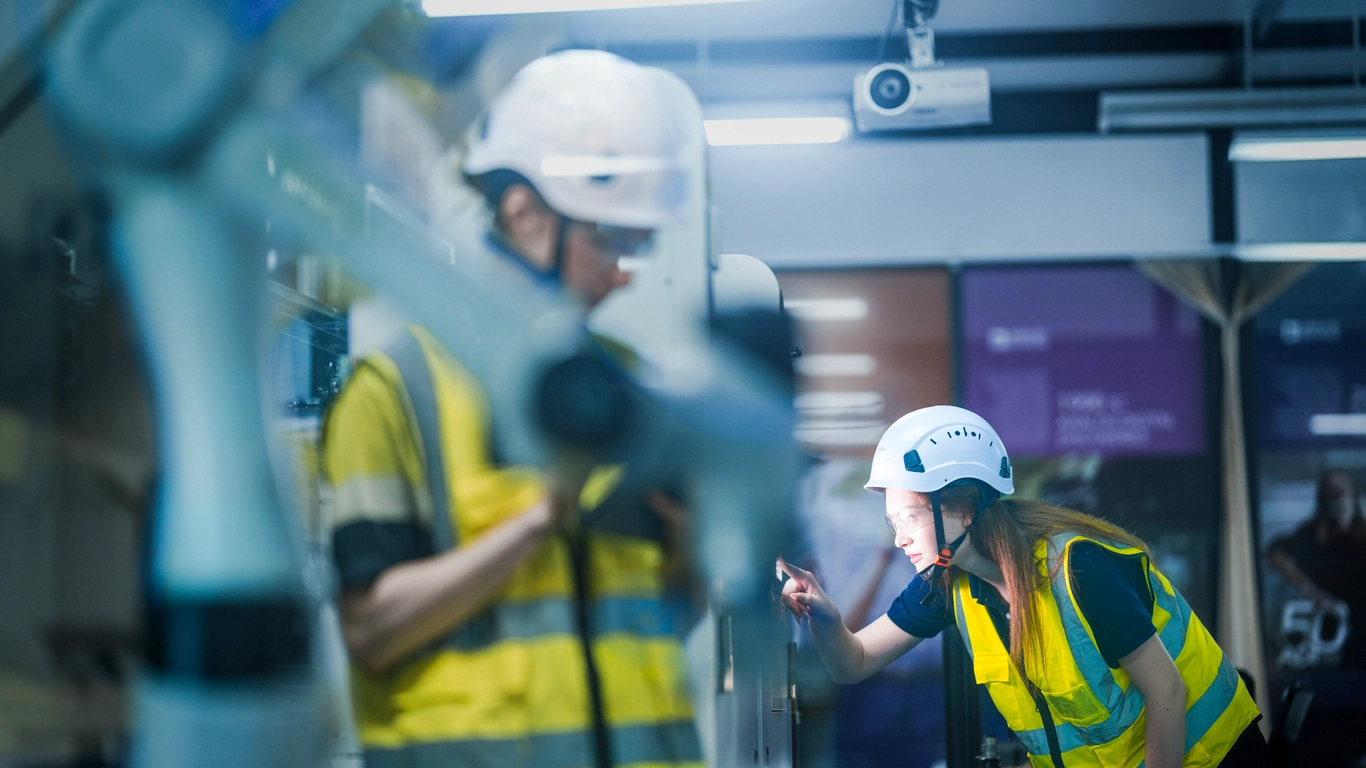 machinery process review cameras in industrial environment