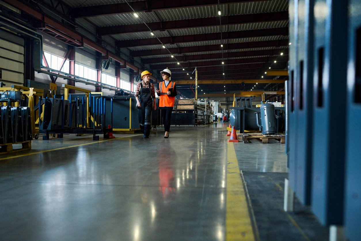 protected commercial inventory area monitored for asset movement and removal