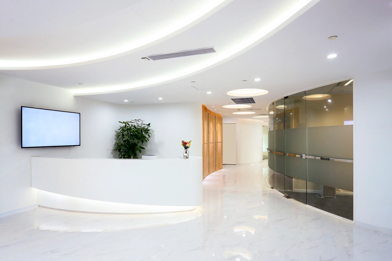 office reception and front desk surveillance cameras