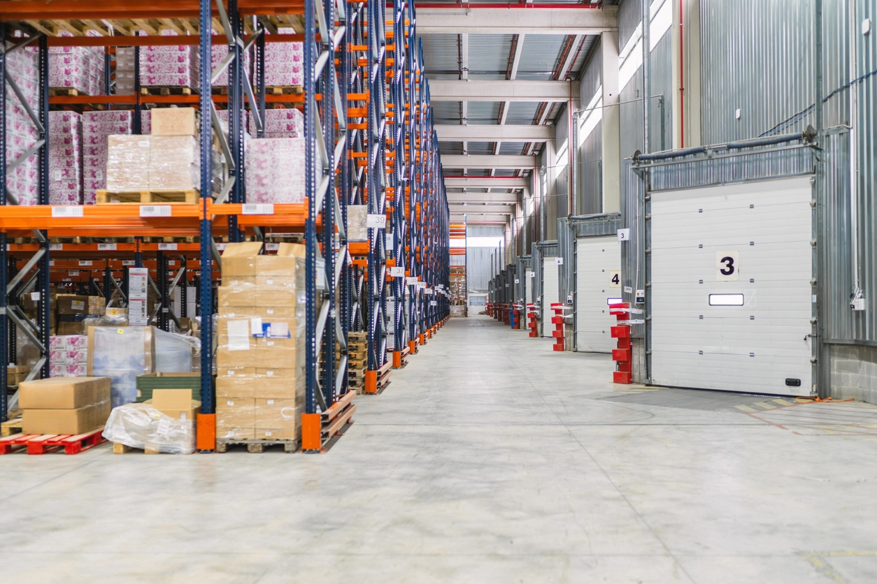 warehouse shipping and receiving surveillance cameras