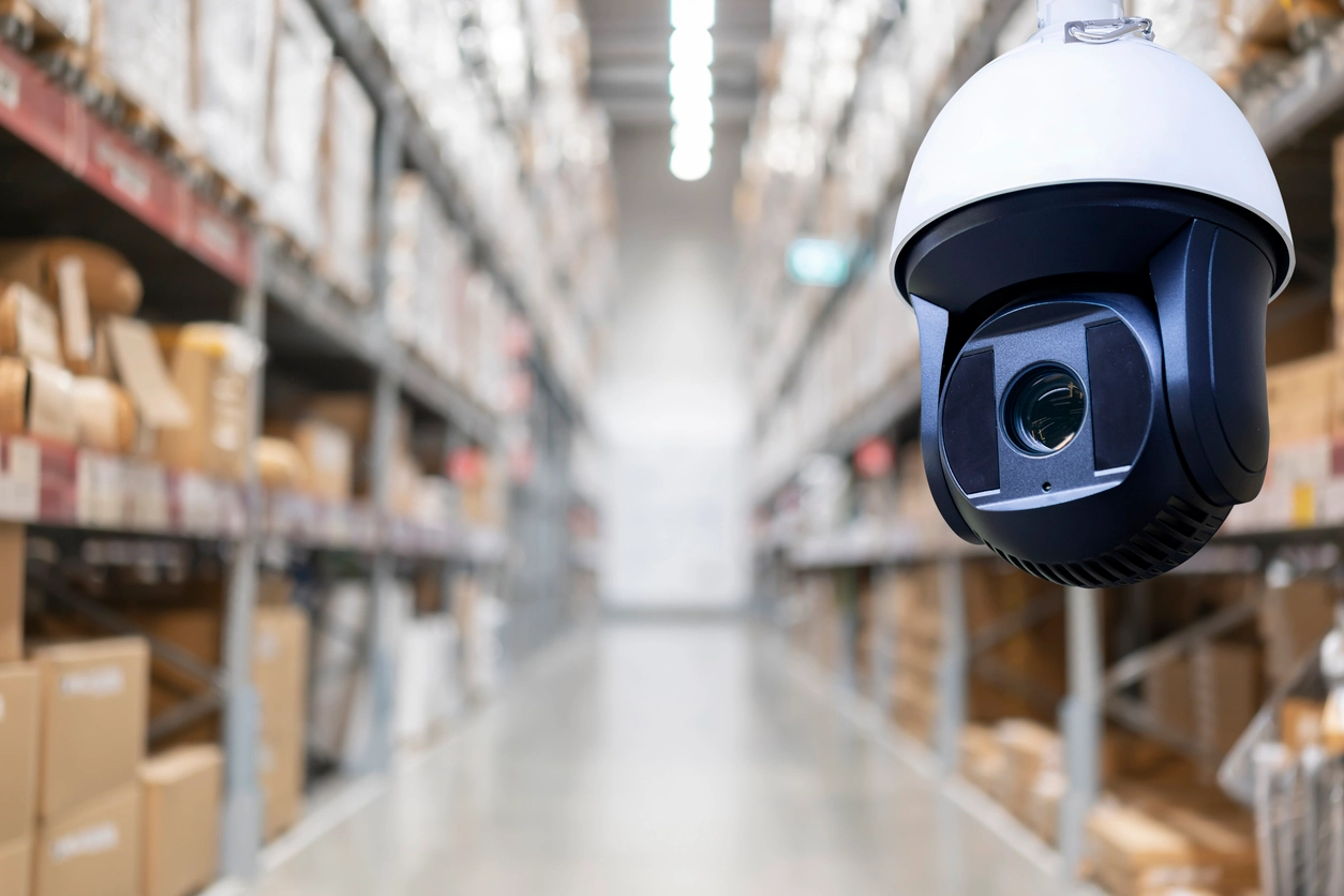 Warehouse environment monitored for person activity