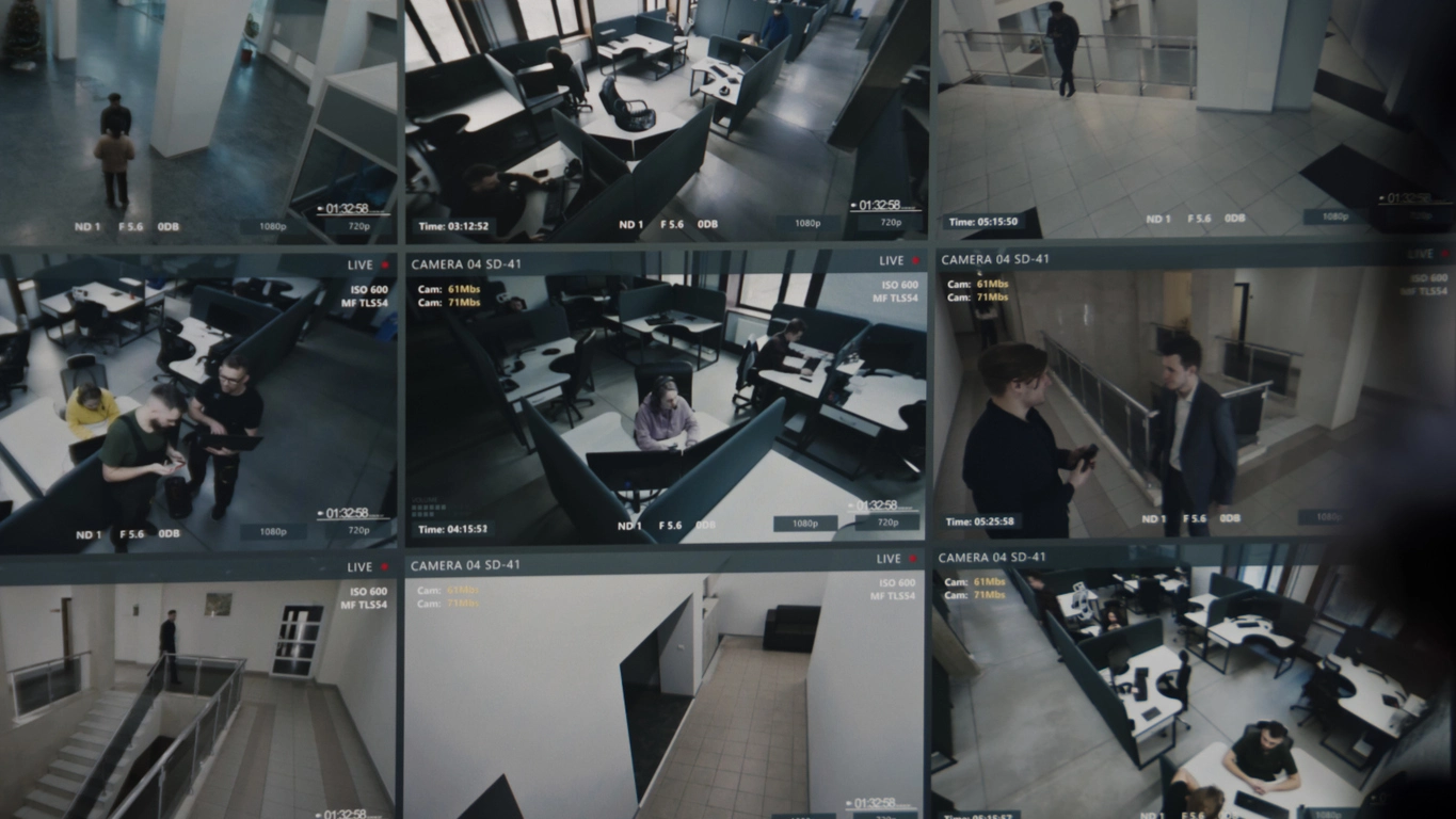 multiple business locations monitored through a central video platform