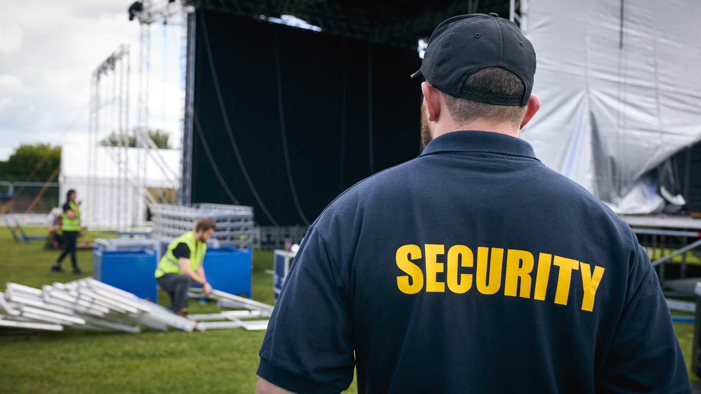 Temporary event security equipment