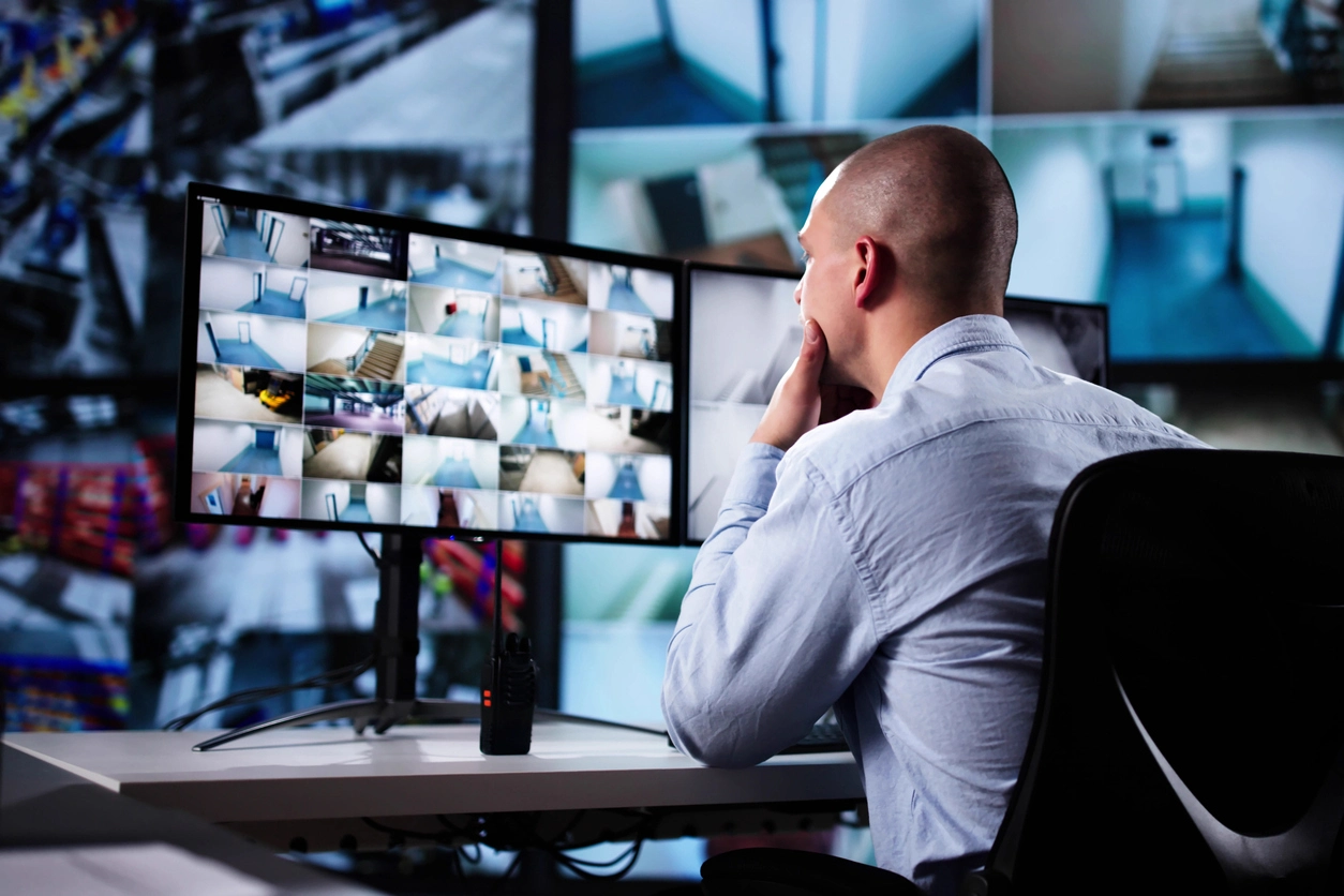 AI video analytics dashboard showing commercial occupancy and activity data