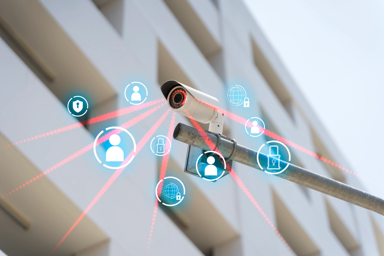 commercial camera network generating classified analytics events