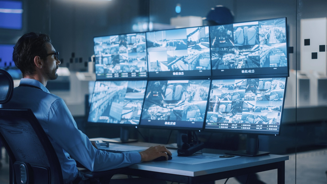 large commercial network video recorder surveillance system