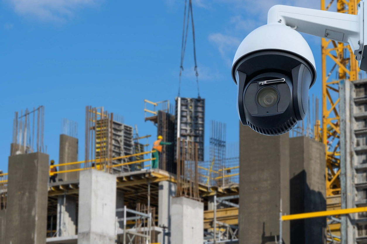 AI video analytics for construction site security