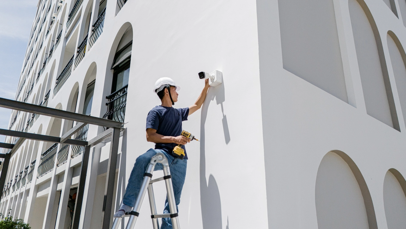 professional security camera installation serving businesses in Ohio