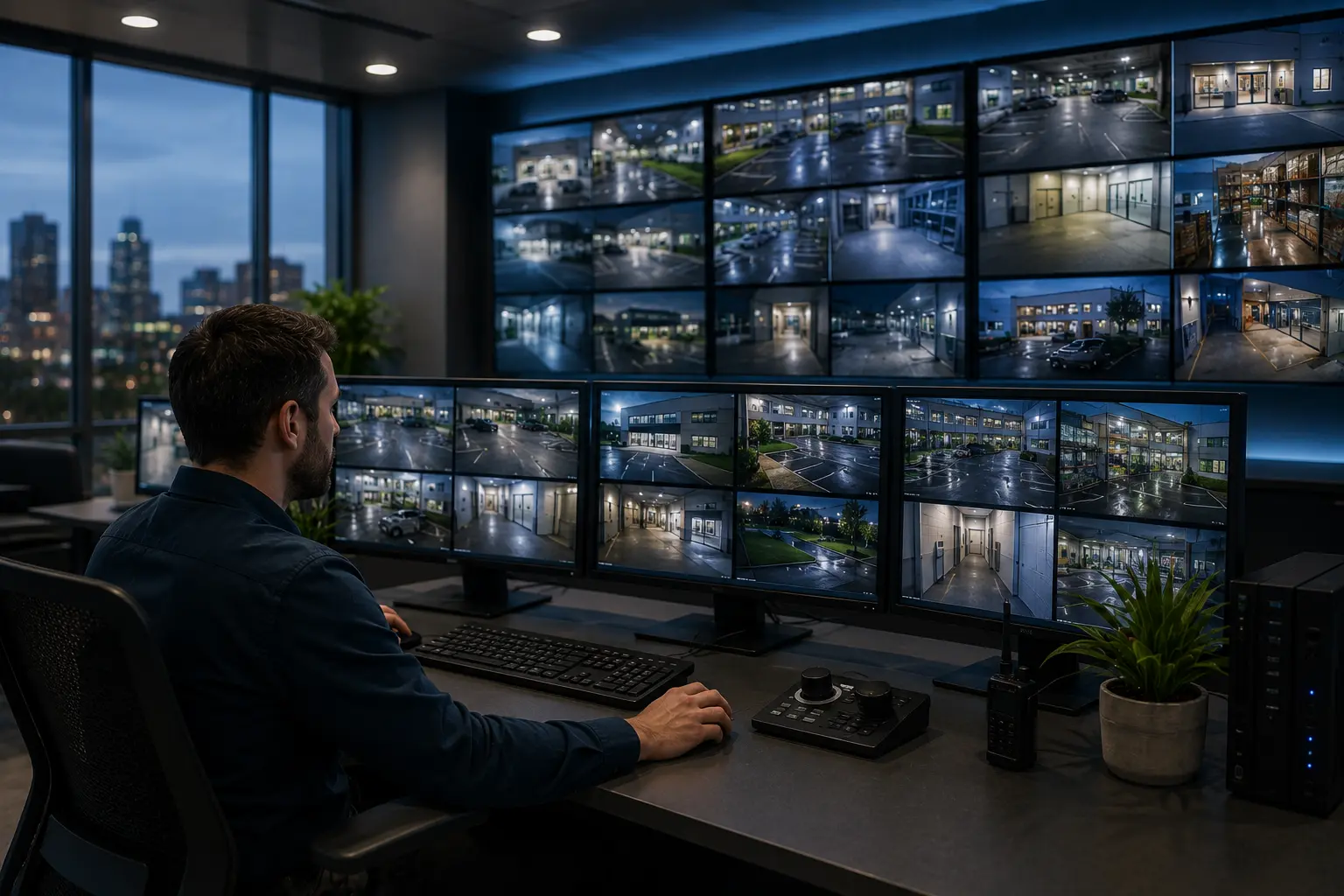 Government building security camera surveillance