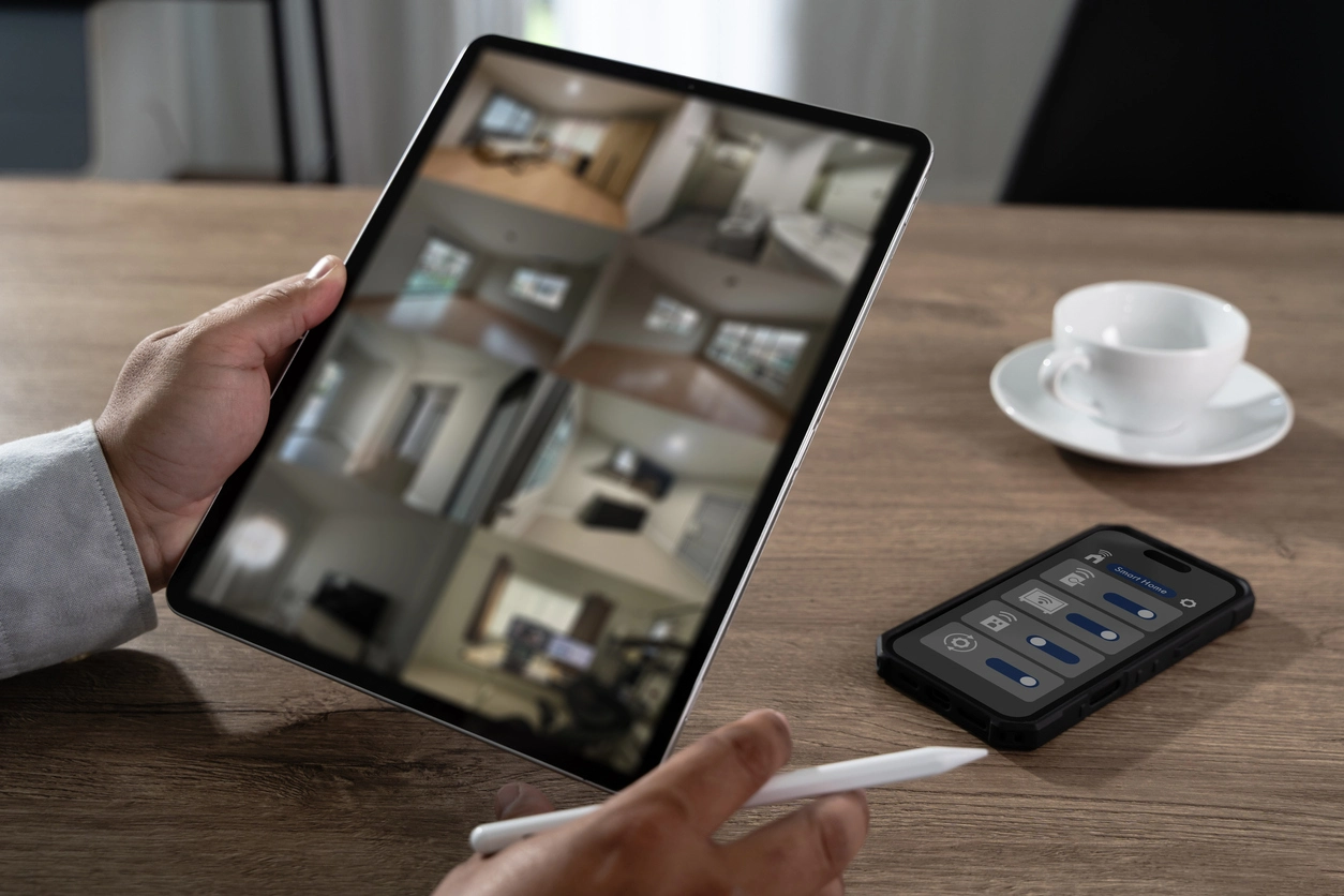 commercial security camera footage reviewed remotely after hours