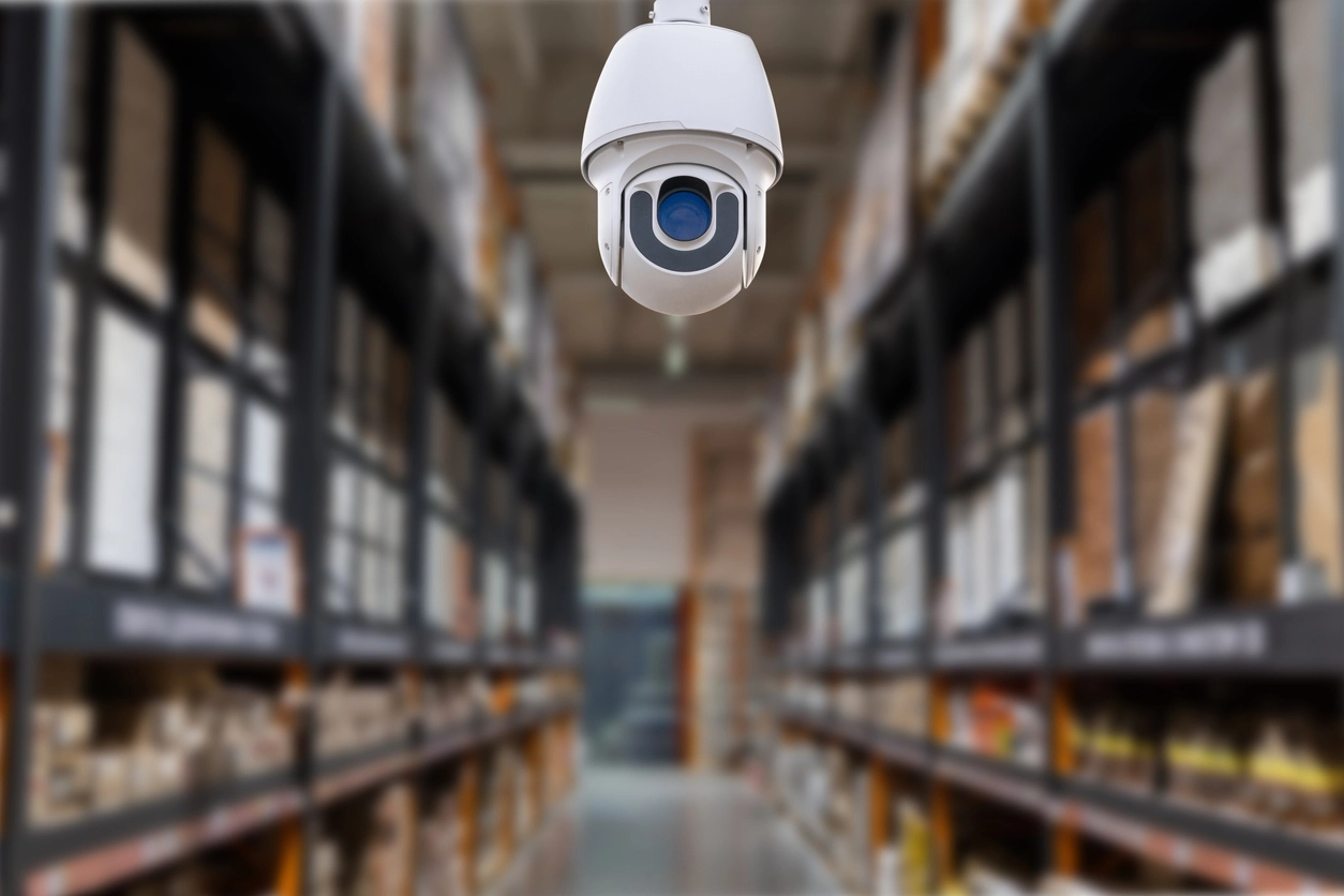 retail surveillance footage being reviewed during an incident investigation