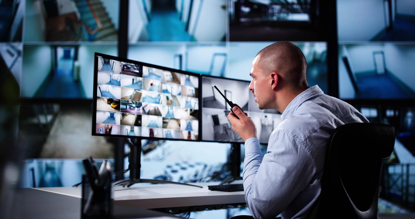 multiple business locations viewed through remote surveillance software